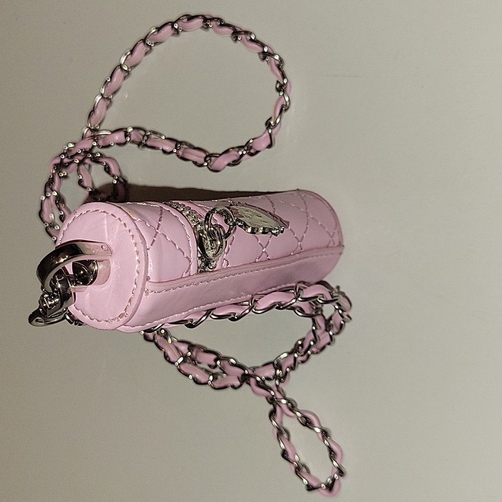 Forever 21 Quilted Pink Hello Kitty Lipstick Holder with Chain - Picture 3 of 6